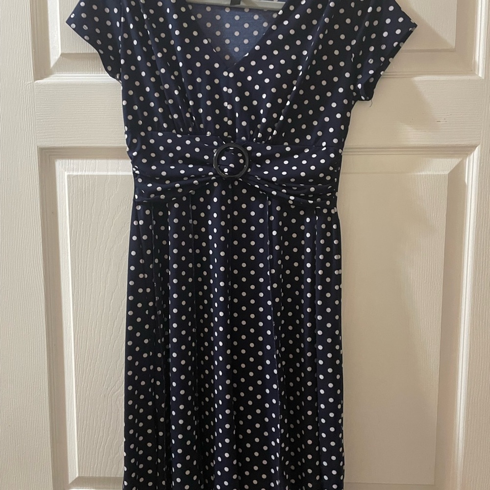 Forever 21 Blue Flutter Sleeve Sundress